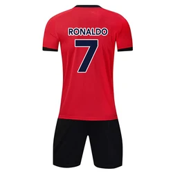 Soccer Jerseys Kids Sets Boy Girls Home Jerseys Children's Football Uniform Training Suit Set Soccer Tracksuit