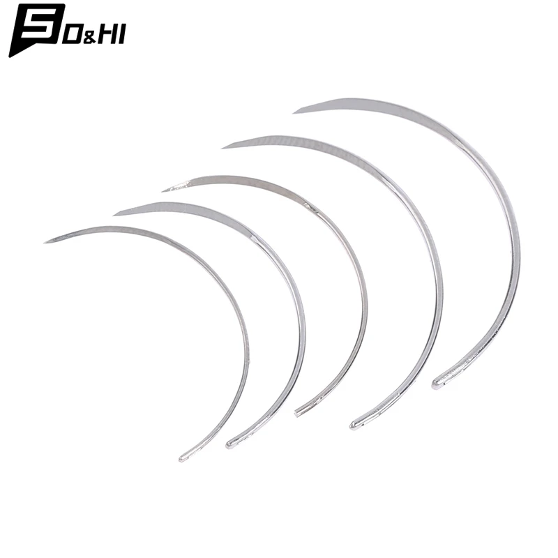 

10Pcs/packs Durable Metal 1/2 Corner Medical Needle Suture Surgical Tool Double Eyelid Medical Science