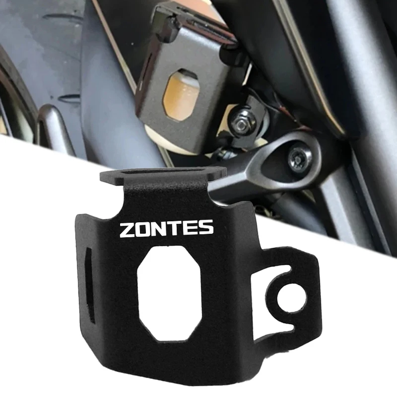 Fit For Zontes ZT 310X ZT 310R ZT310X ZT310R Motorcycle CNC Rear Brake Fluid Reservoir Cap Guard  Protection Sock Accessories