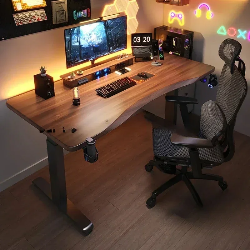 Electric Workbench Computer Desks Lifting And Lowering Household Esports Computer Desks  Gamer Work Furniture