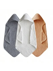 Children's Towel Cloak Quick-Drying Coral Velvet Robe Cartoon Cape Baby Darling Hooded