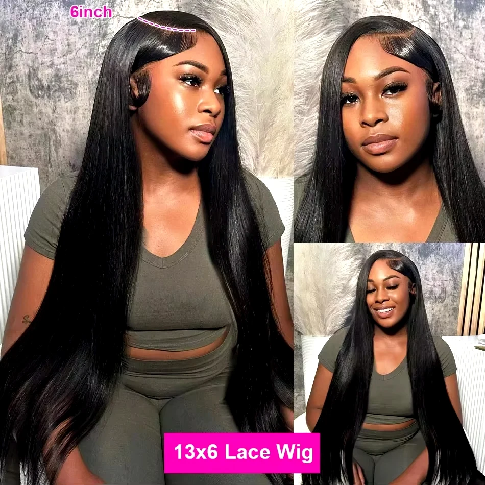 40 Inch Brazilian 13x6 Hd Human Hair Lace Frontal Wig 13x4 Straight Human Hair Wigs For Black Women Straight Wigs Free Shipping