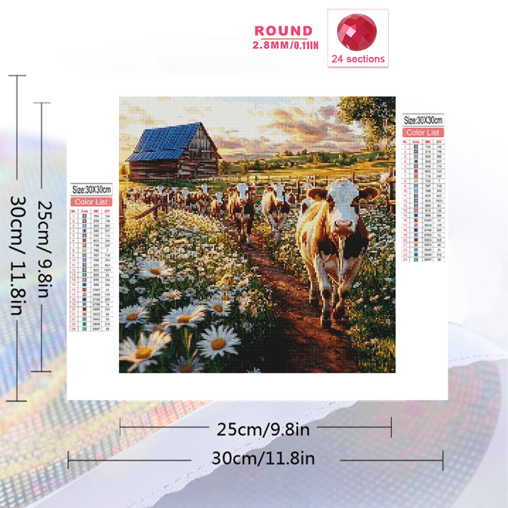 Momoart Kit de Pintura de Diam - Embroidery Daisy Flower reseña y precio