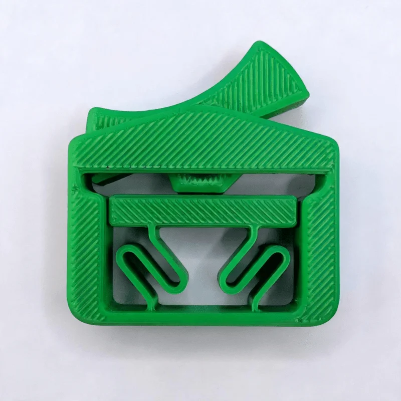 2Pcs Green Rock Style Desktop Tactile Clicker, Integrated Toggle Desktop Accessory