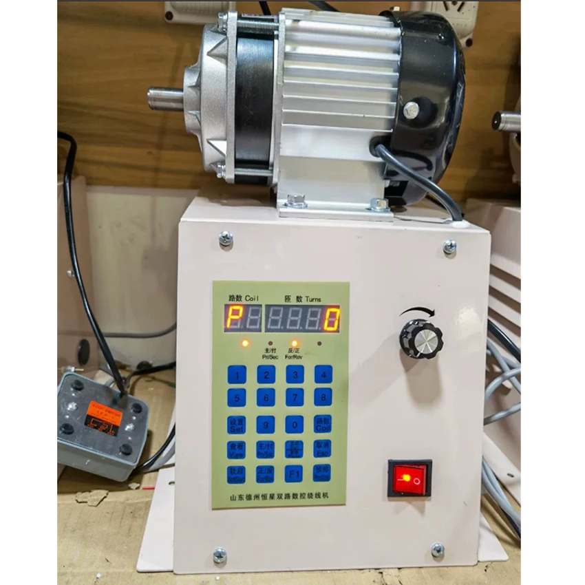650W/800W CNC Winding Machine,Enameled Automatic Wire Winding Machine Electric Wire Coil Winding Machine 0-999 Rings 220V
