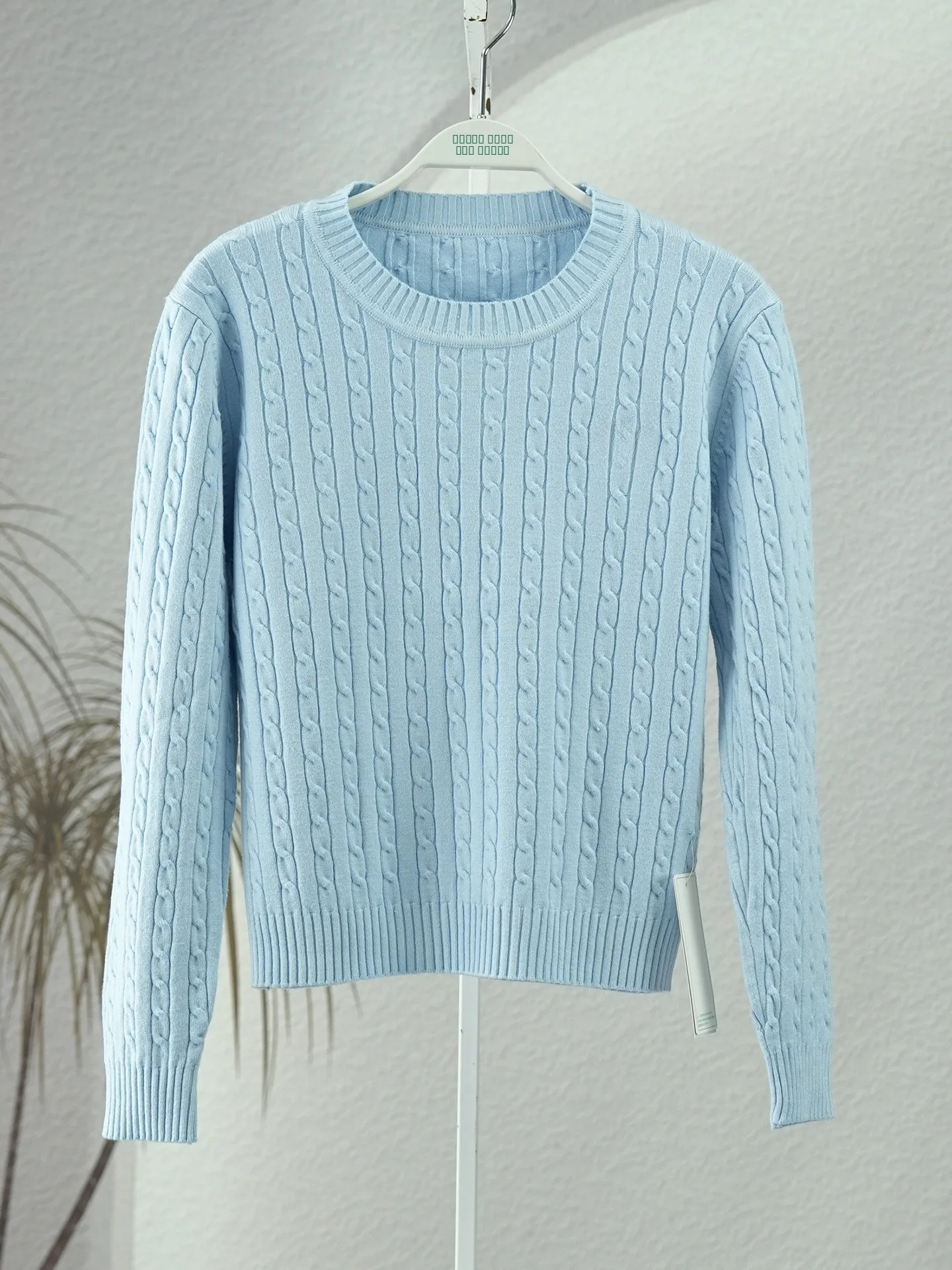 Женский круглый вязаный свитер Ne Long Sve с вышивкой, зимний новый удобный крой, модный повседневный топ