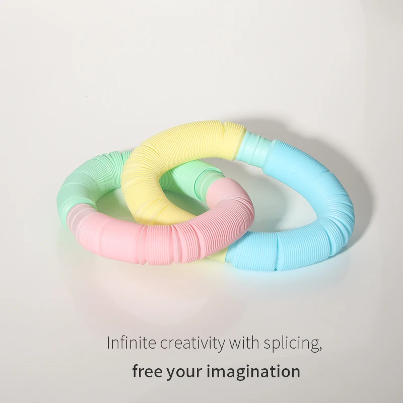 Paquet de 6 Mini Pop Tube sensoriel Fidget jouet coloré robuste pour la Construction jouets éducatifs pour le Stress autisme tdah