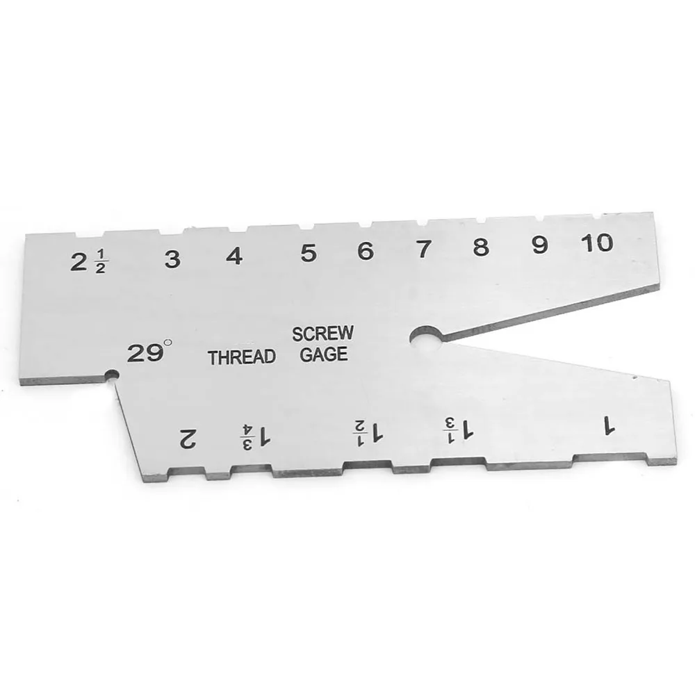 Durable Stainless Steel Thread Measuring Gauge 29 Degree Precision Grinding Thread Gauge Screw Pitch Gauge Thread Grinding Setup