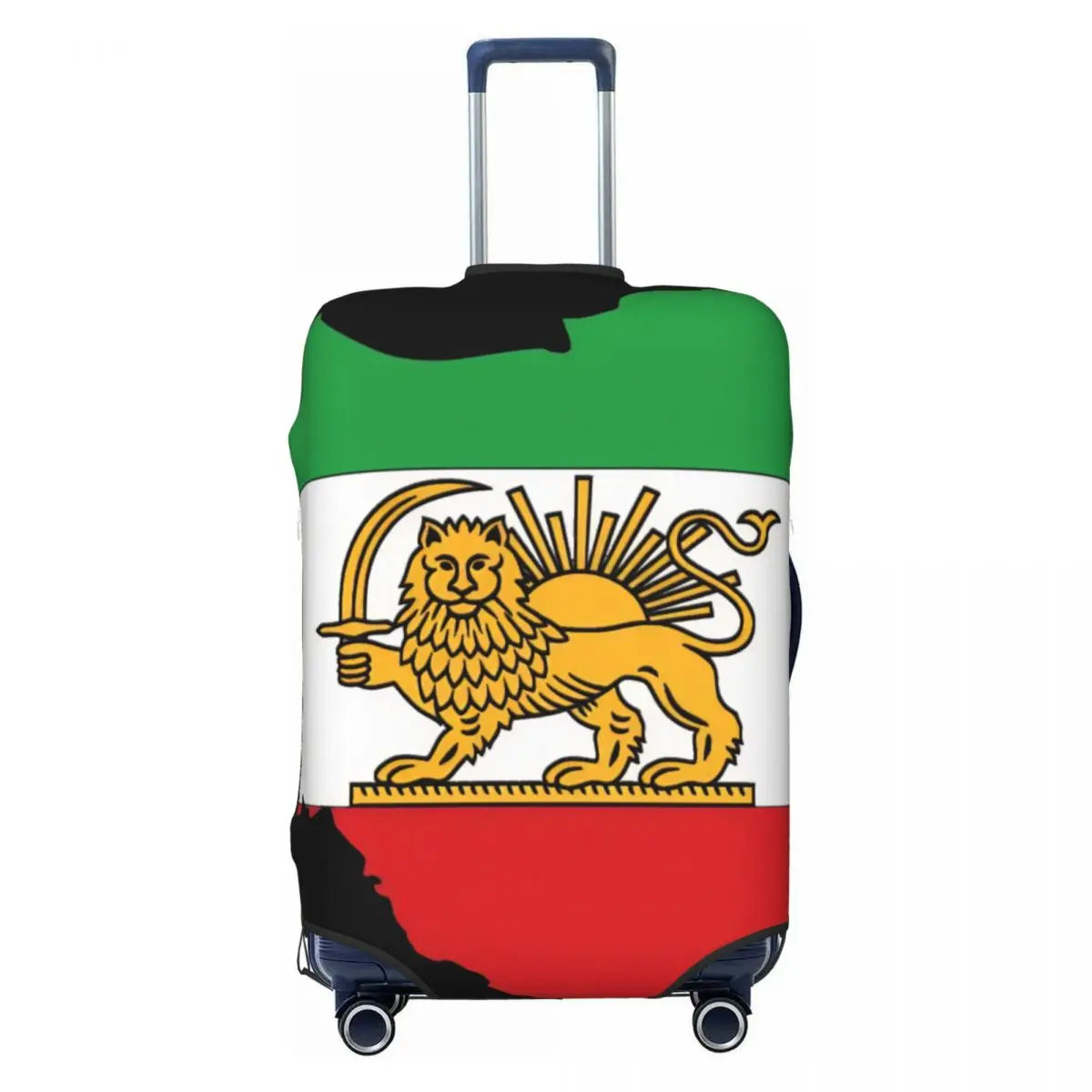 

Iran Map Lion And Sun Suitcase Cover Holiday Business Fun Luggage Case Protection
