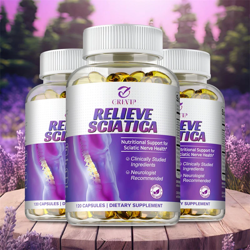 Sciatic Nerve Supplement - Advanced Sciatic Nerve Support Formula for Nerve Support,Muscle and Joint Health,Promotes Sleep