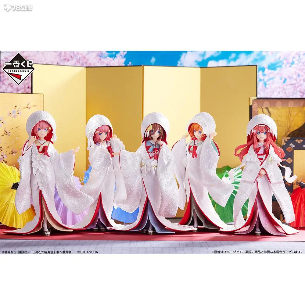 

Bandai Original Ichiban KUJI The Quintessential Quintuplets Anime Figure Nakano Ichika Action Figure Toys For Kids Gifts Model