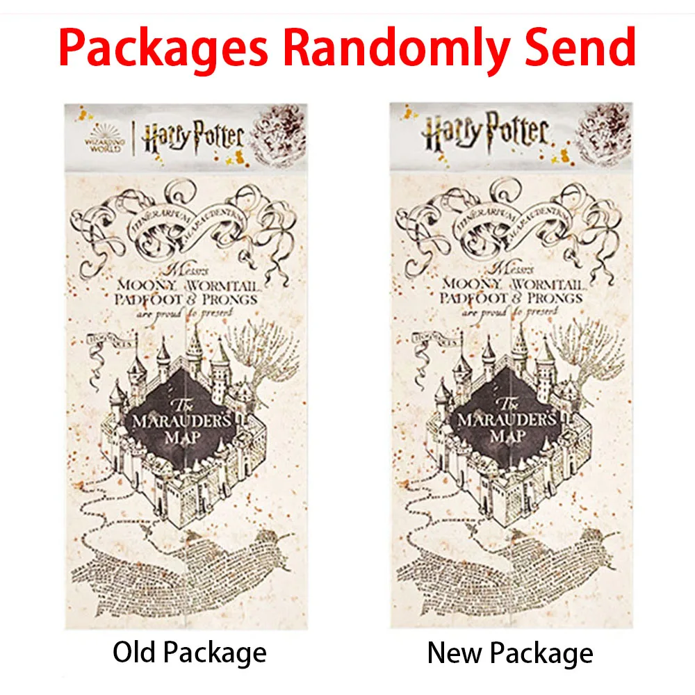 Genuine Harry Potter Marauder's Map Foldable Vintage Hogwarts Wizarding World Map Replica for Fans Collection Birthday Gifts Toy view 6