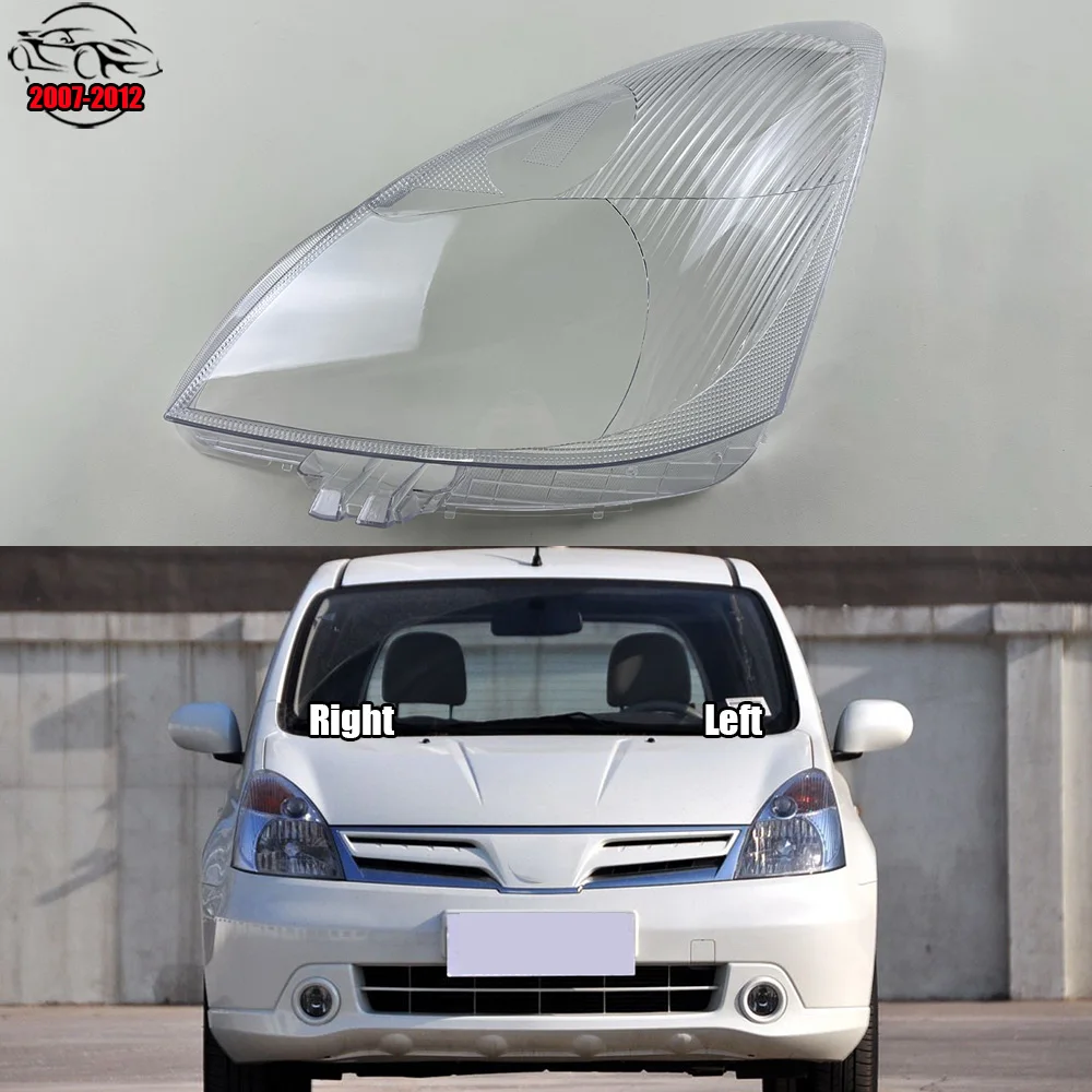 

For Nissan Livina 2007-2012 Transparent Headlamp Shell Lampmask Lamp Shade Headlight Cover Replace The Original Lampshade