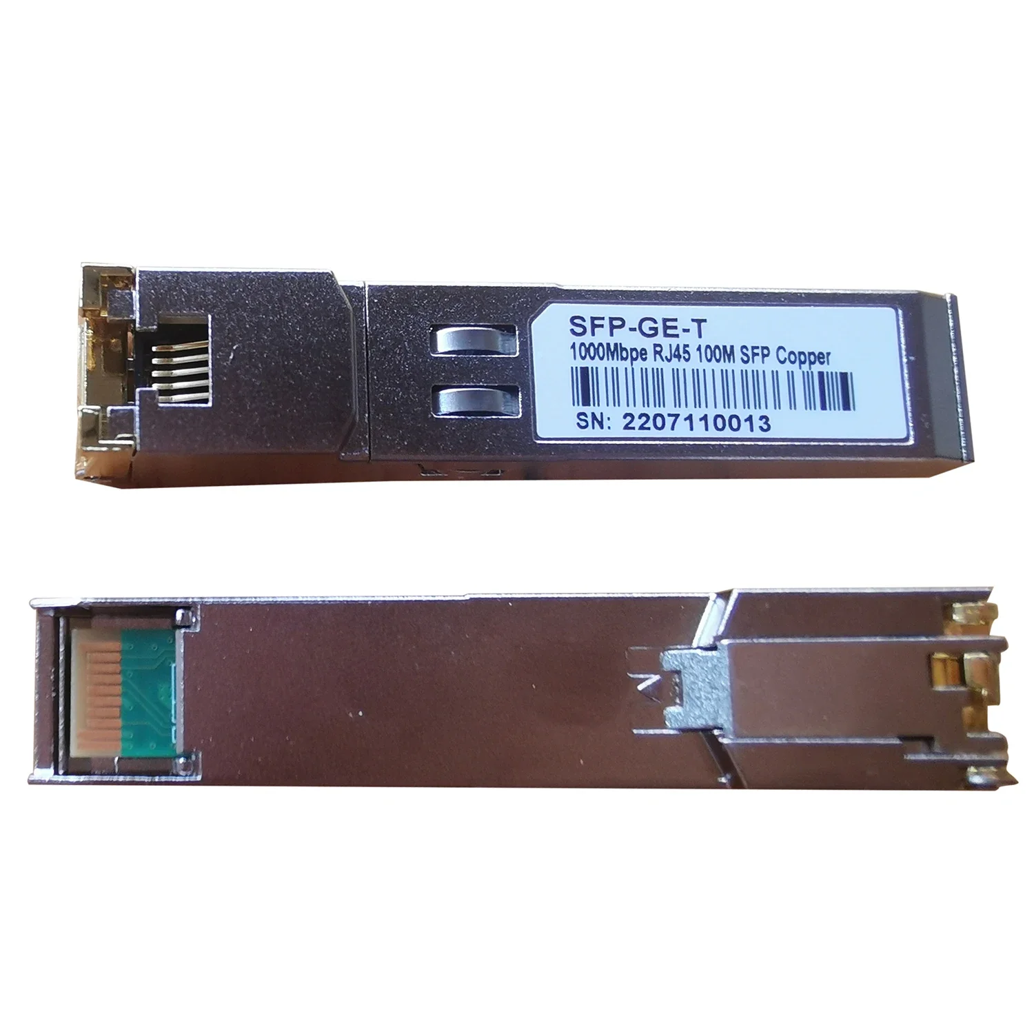 1000MB  RJ45 to SFP optical transceiver,  SFP to RF45 optical transceiver,  SFP-GE-T