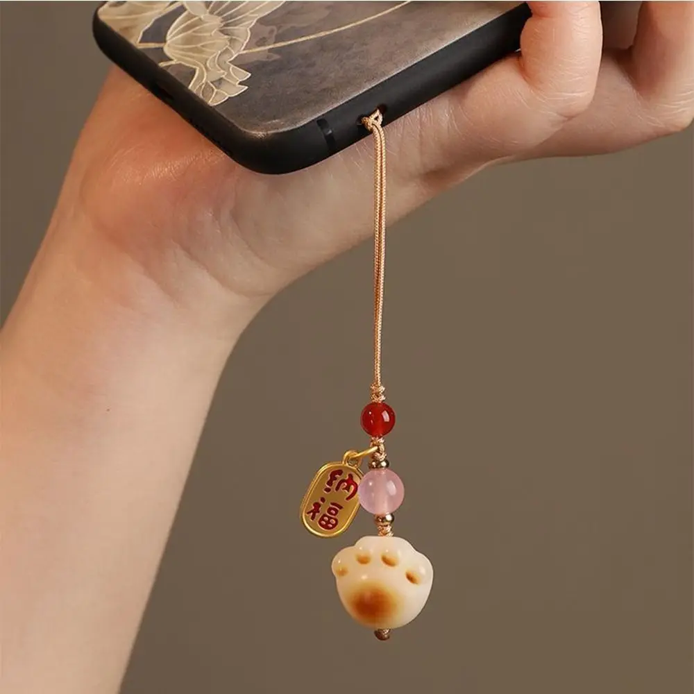 Cute Cat Claw Cat Claw Phone Strap Phone Charm Anti-Lost Key Chain Bag Pendant Phone Decor Phone Lanyard Mobile Case