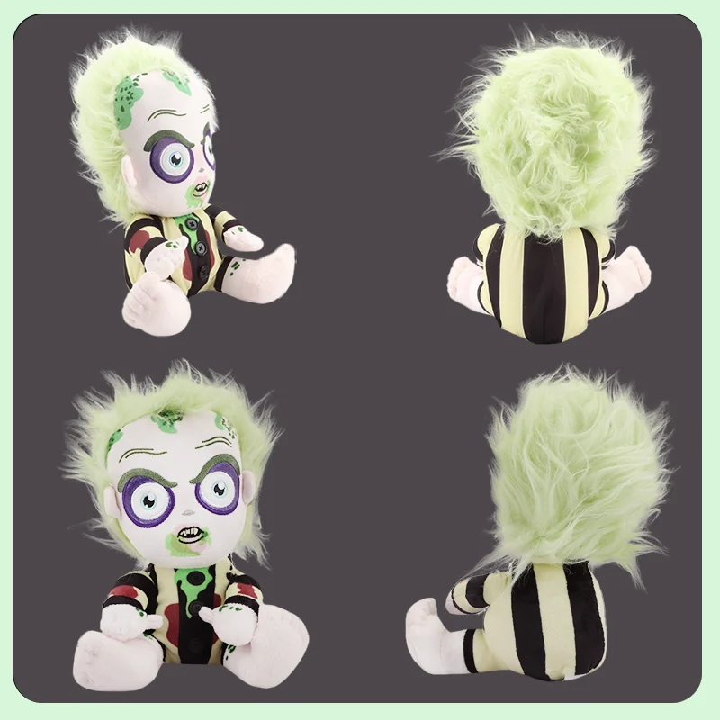 Beetlejuice 2 Plush Toy Soft Stuffed Movie Anime Figure Doll Peripheral Kids Birthday Gifts Toys for Children Room Decoration