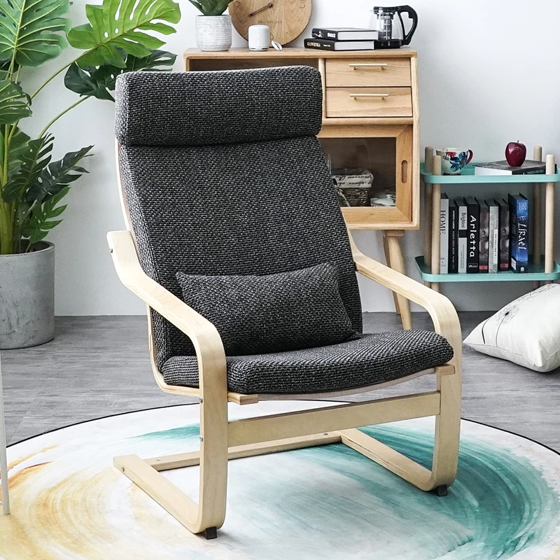 

Nordic Bonn Leisure Chair Single Armchair Light Luxury Minimalist Single Sofa Chair Wabi Chair Leisure Chair Balcony Chair
