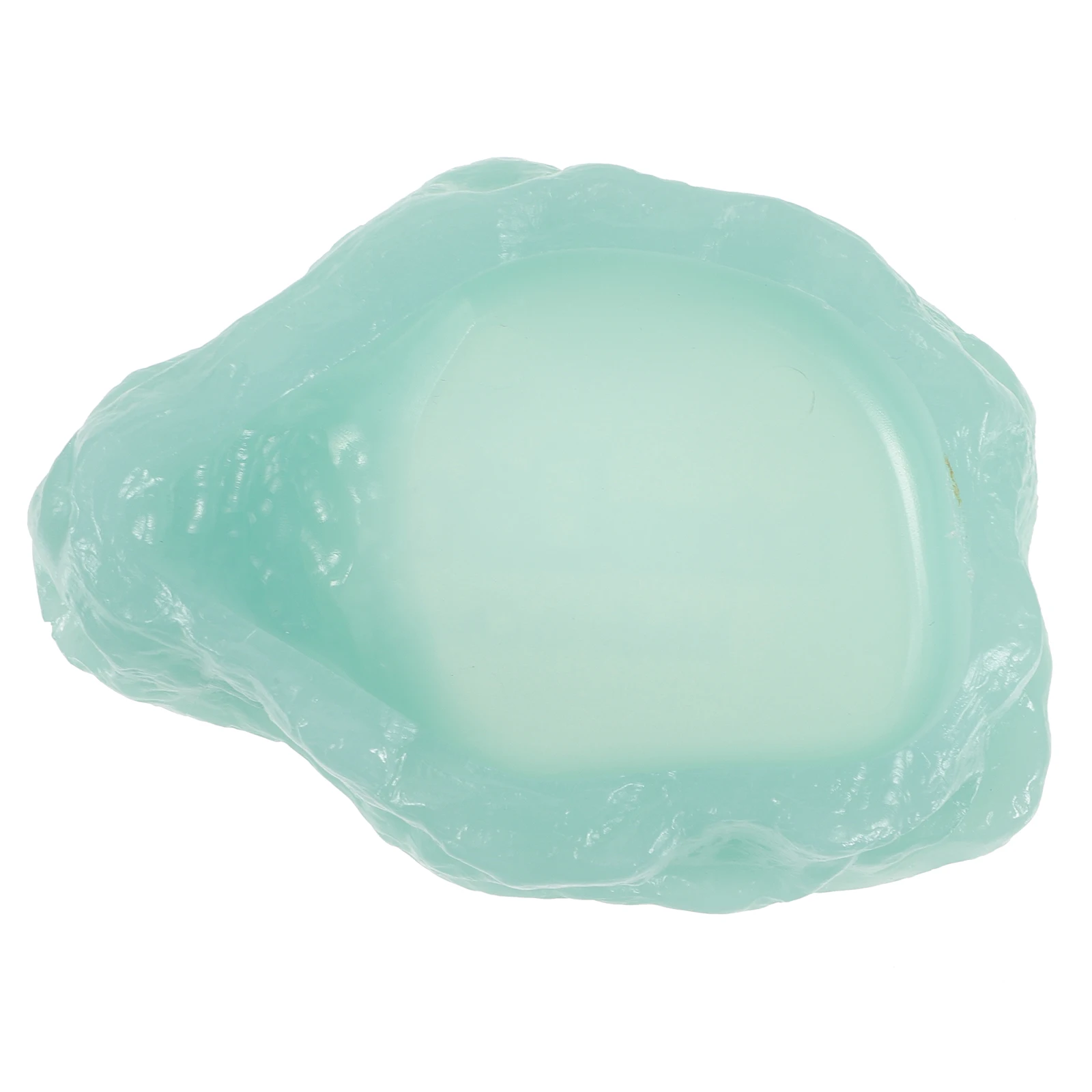 

Glow-in-the-dark Reptile Water Bowl Non-slip Feeding Supplies Luminous Pet Food Dish Reptile Terrarium Accessories Safe Resin