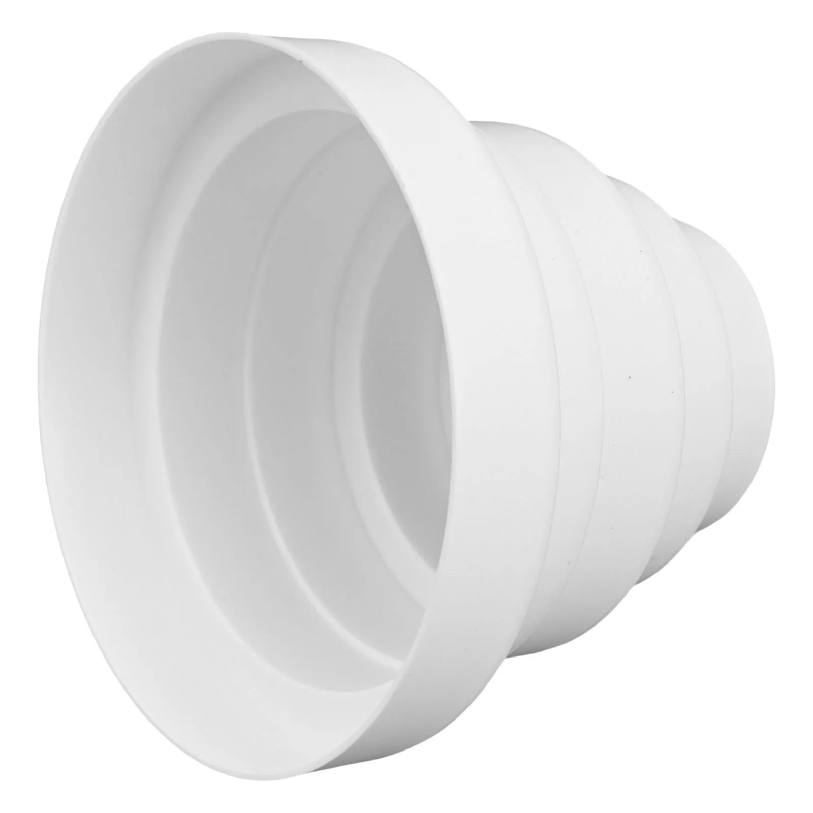 Riduttore per condotto da 80 mm a 150 mm Riduttore del flusso d'aria Resistente all'usura Transizione liscia Resistente al calore Prestazioni a lungo termine
