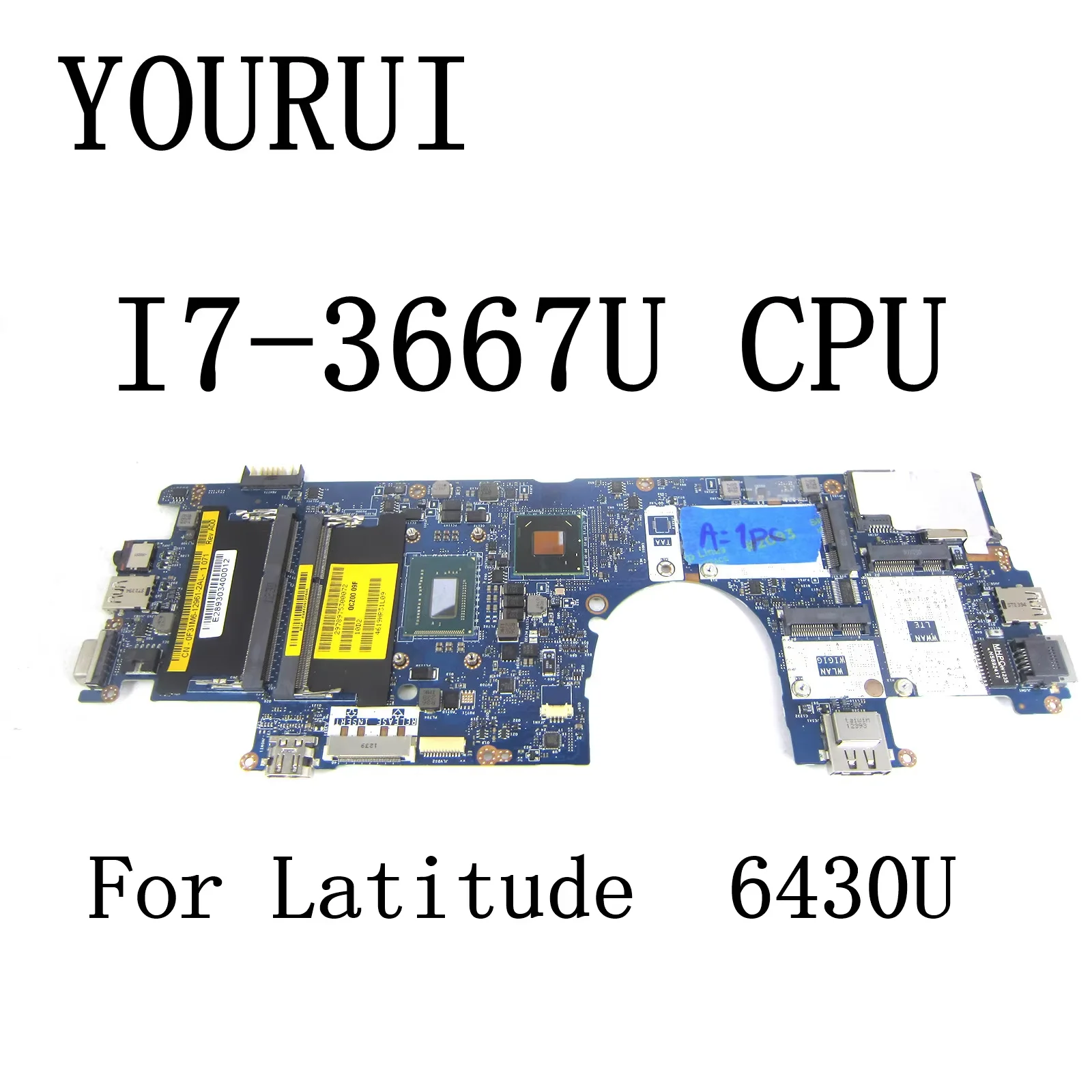 

Материнская плата для ноутбука DELL Latitude 6430u с материнской платой процессора I7-3667U LA-8831P