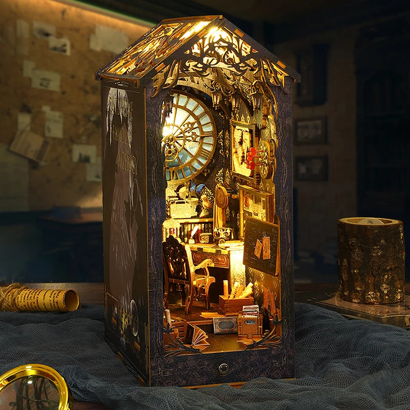 Набор для сборки 3D-пазла «Кни – обзор и цена Diy Wooden Book Nook Kit Shelf Insert