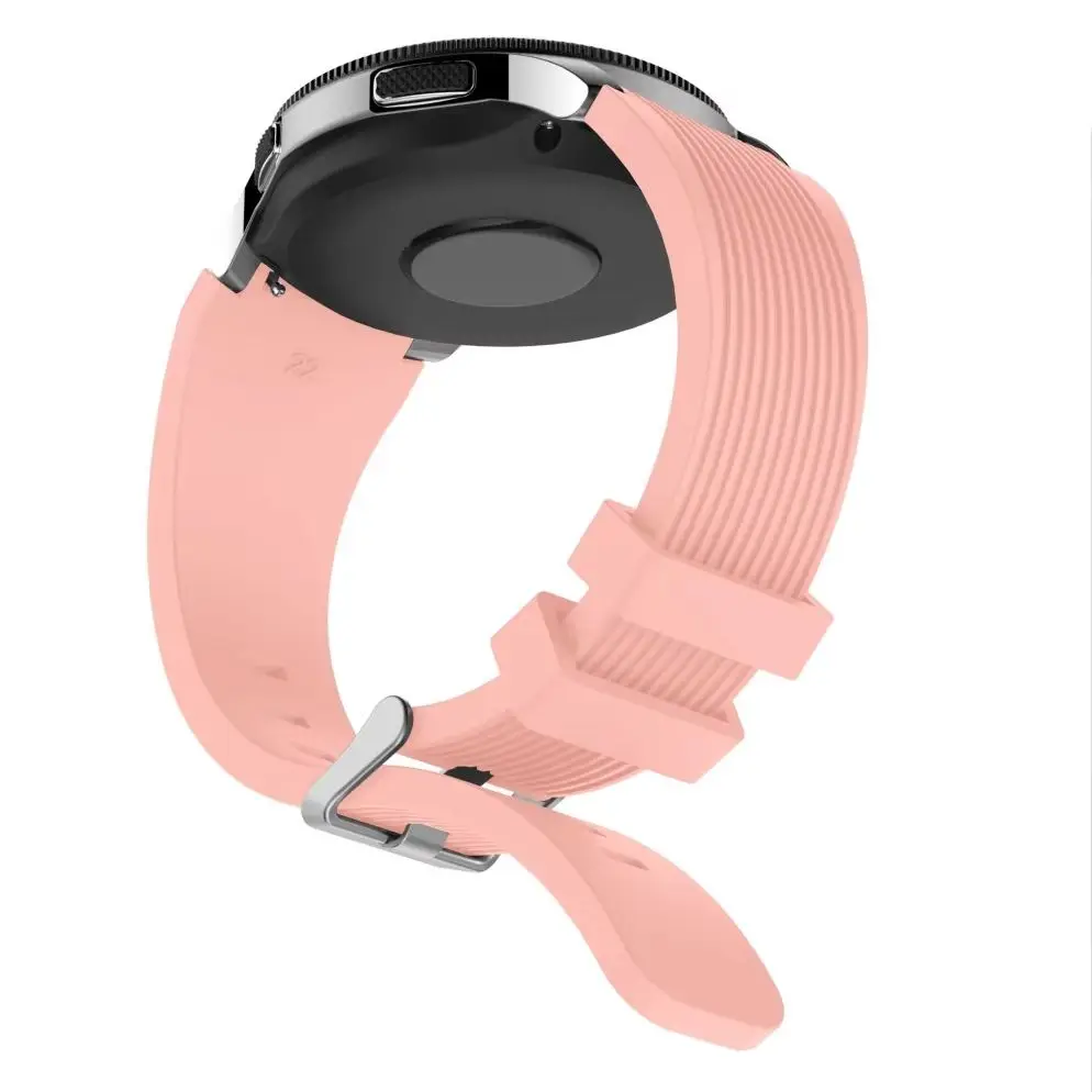 Silicone Wrist Band Strap for Samsung Galaxy Watch 46mm SM-R800 Galaxy Watch 42mm SM-R810 Smart Watch Band Wristband
