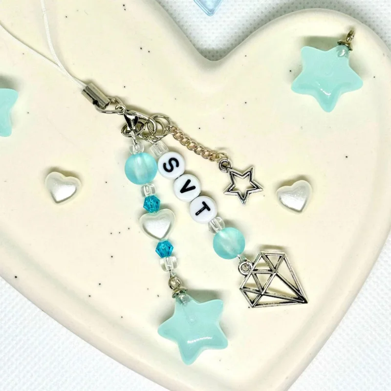 Handmade Tour Charm Keychain - Carat Fan Accessories, K-Pop Products, Concert Souvenirs