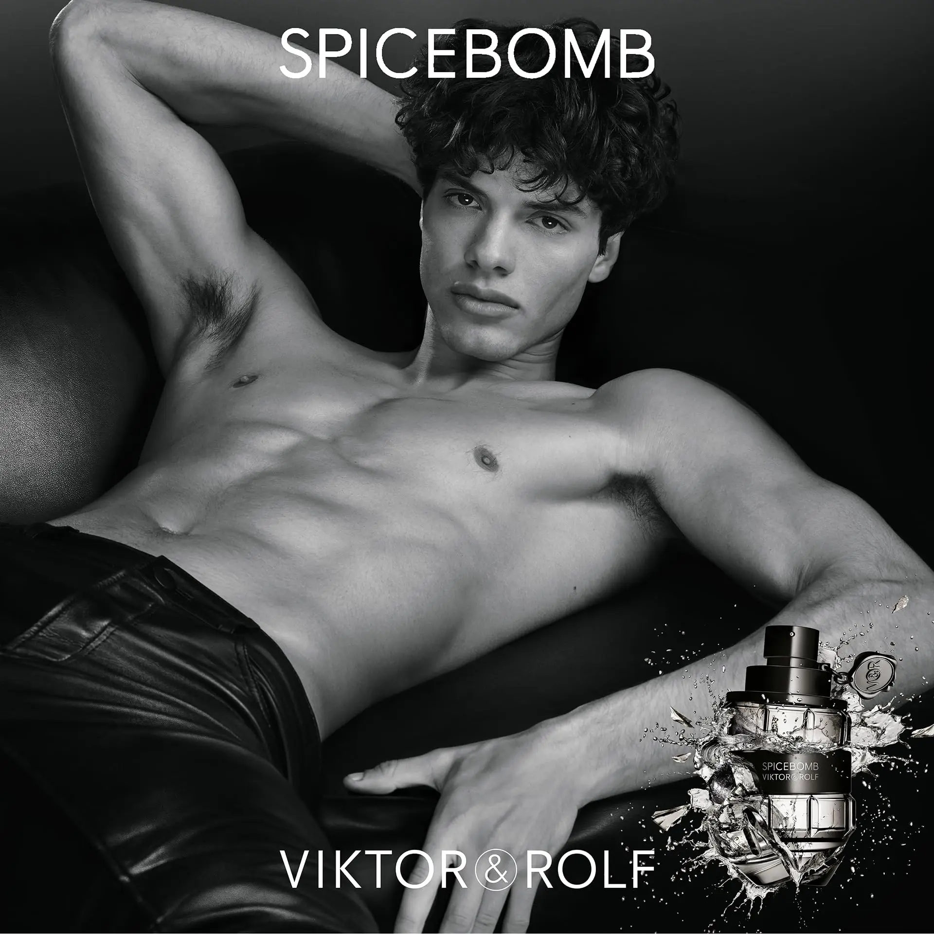 Viktor&Rolf Spicebomb Eau De Toilette Woody & Spicy Cologne for Men - with Notes of Citrus & Tobacco 90ML Cologne Persistence view 3