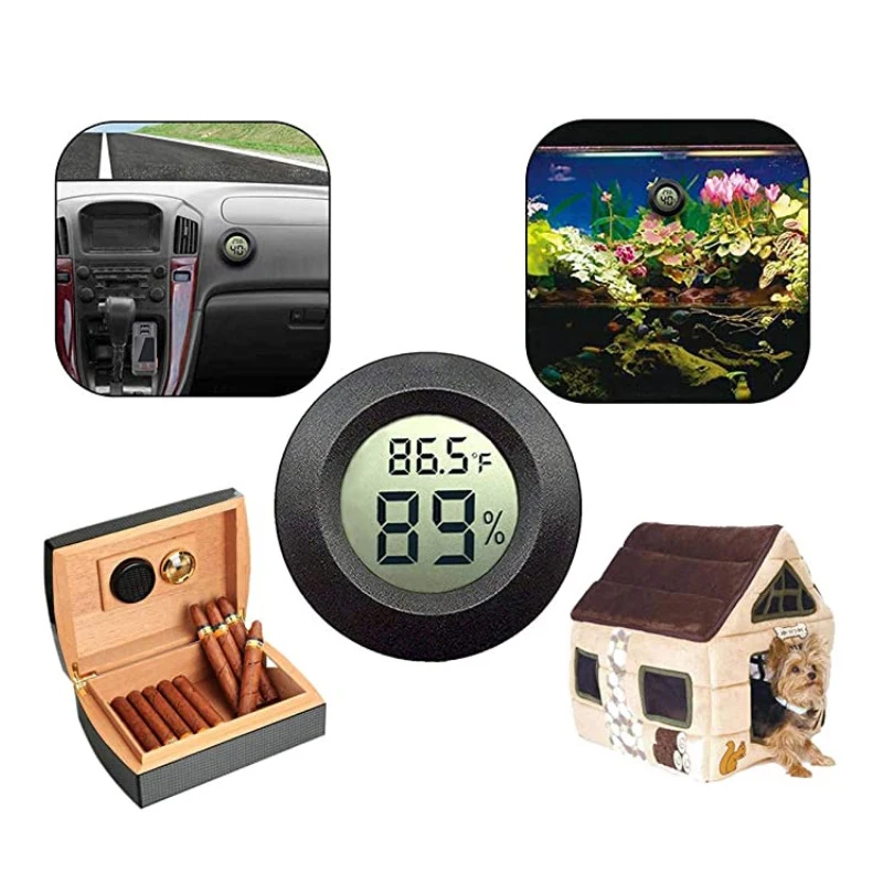 Mini Thermometer Hygrometer with LCD Electronic Digital Monitor Bath Indoor Thermo-hygrometer Smart Temperature Humidity Sensor