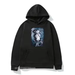 Coraline Hoodie Men/Women Tim Burton Neil Gaiman Nightmare Before Christmas Goth Dark Punk Street Hip-Hop Sweatshirt Man