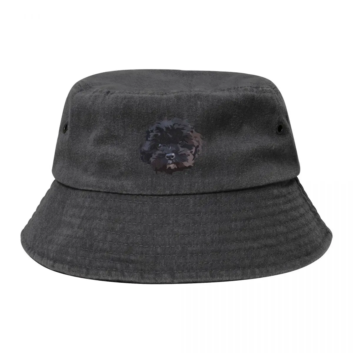 

Shih Poo Portrait \t \t Bucket Hat Golf derby hat Icon Gentleman Hat For Women Men's