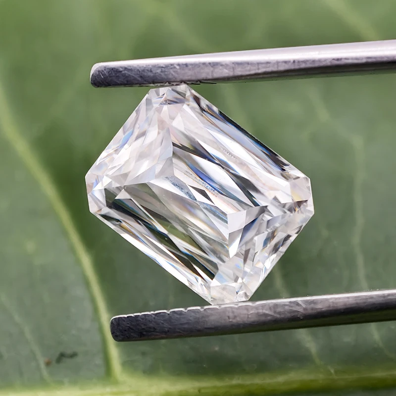 

Белый D Colorle Муассанит Камень Ashoka Cut Lab Diamond 1.0-10.0ct Тестер почтовых проходов VVS1 с сертификатом GRA