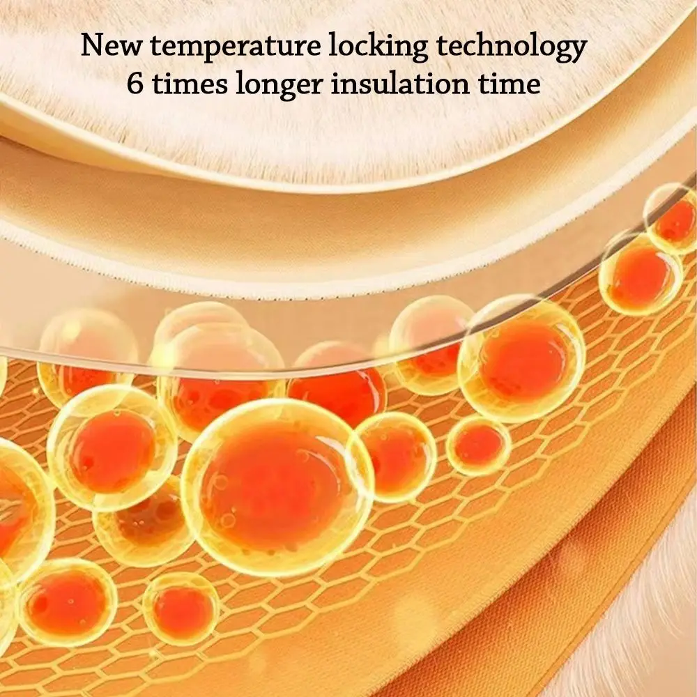 Velvet Warm Winter Hand Warmer Graphene Heating USB Electric Hands Heater Belly Warm Waterless Hand Heat Bag Home