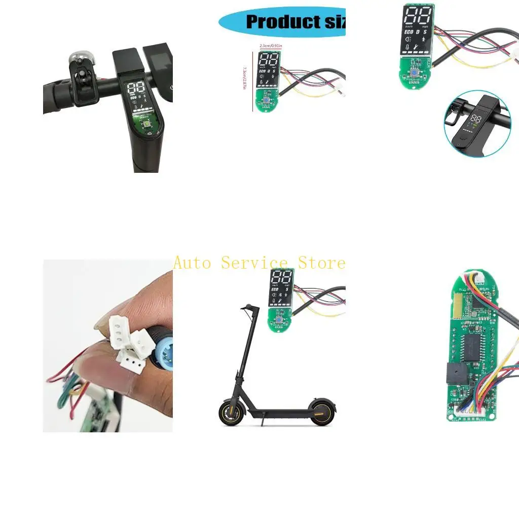 

462A Intelligent Electric Scooter Instrument Enhances Riding Safety Clear Visibility