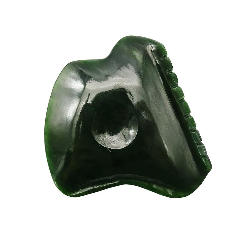

Nephrite Jade Gua Sha Massage Tool Natural Jade Stone Guasha Massage Board for Full Body Relaxing Body