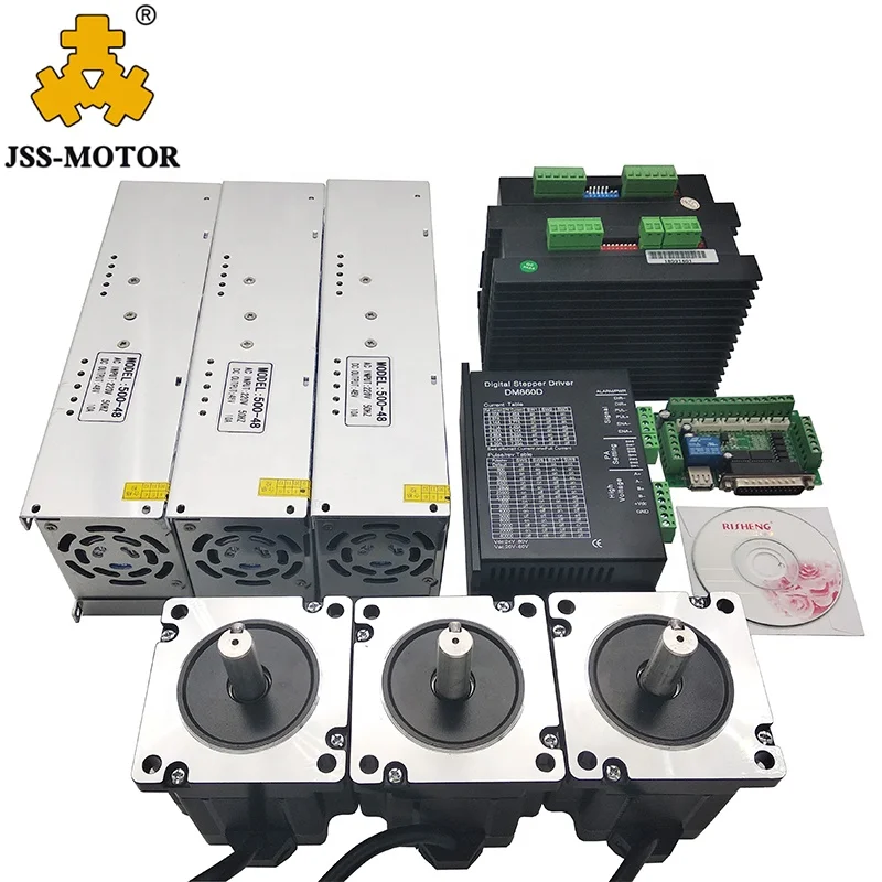 China High Quality with ROHS Certificated for Nema34 12N.M 3Axis Stepper Motor Kit