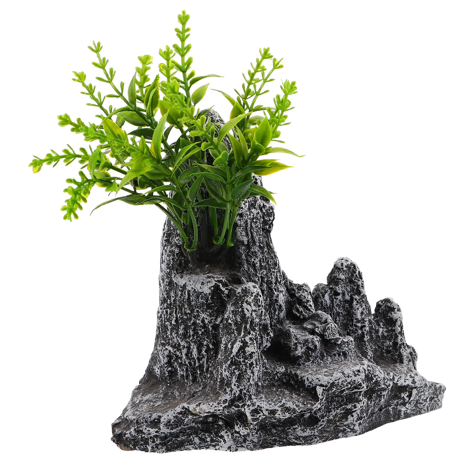 

Realistic Artificial Aquarium Rock Simulated Mountain Landscape Decoration For Fish Tank Landscaping Miniature Garden Ornament