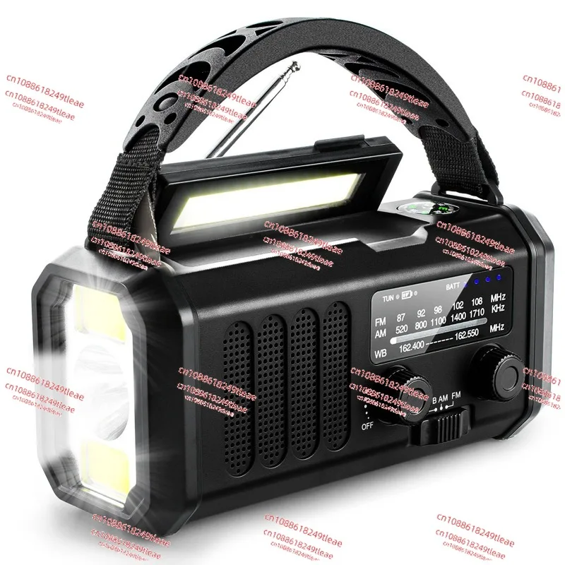 

Multifunctional Weather Radio Outdoor Portable Hand Crank Solar Energy