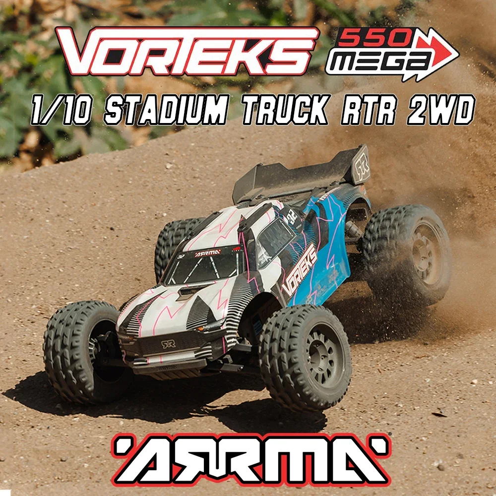 

ARRMA VORTEKS MEGA 550 2WD Brushed ARA3205 ARA3205S 1/10 RC Electric Remote Control Model Stadium Truck Adult Children Toys