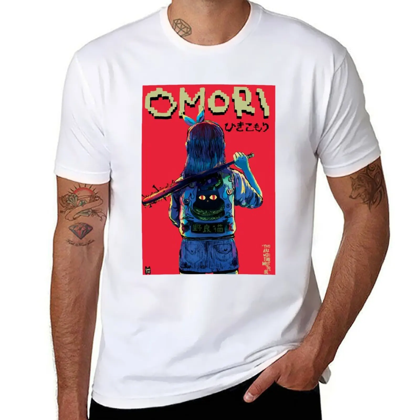

OMORI Classic T-Shirt Sports Basic Short Sleeve T-Shirt