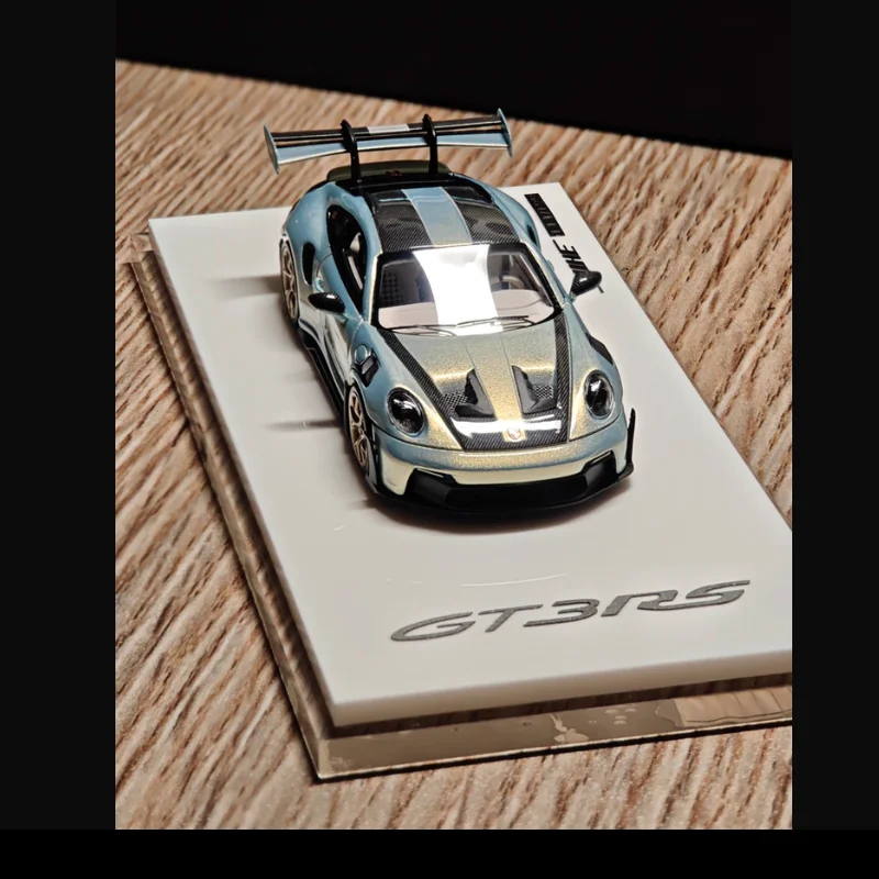 

Масштабная модель автомобиля SUHE 1:64 GT3RS Urban Bamboo, имитация из смолы, статическая, коллекционная, игрушка, подарок, сувенир, декор
