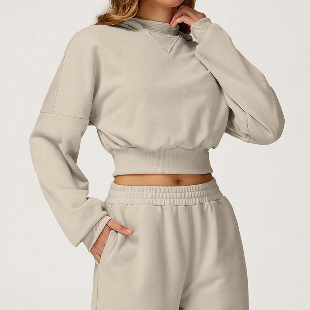 

Женские укороченные топы для спортзала, свободный крой, толстовка для фитнеса с длинными рукавами для тренировок, йоги, с длинным рукавом, женские спортивные рубашки с эффектом пуш-ап для бега