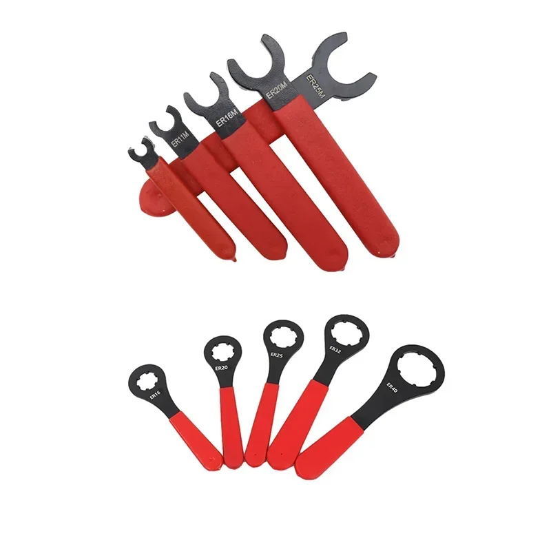 ER Iso Apu-sleutel ER8 ER11 ER16 ER20 ER25 ER32 ER40 ISO20 ISO25 ISO30 APU13 APU16 C25 C32 C40 ER16M ER20M Moersleutelmoer spantang