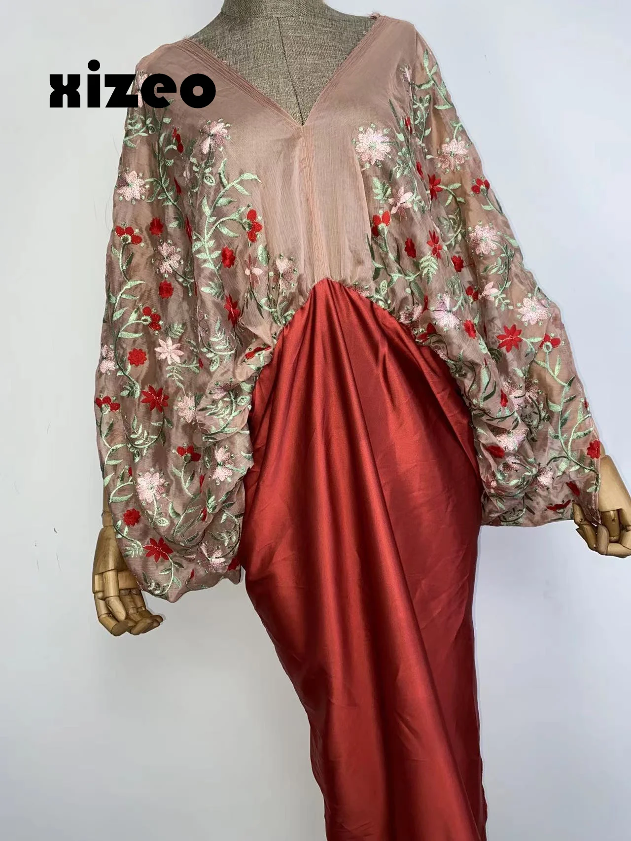 Xizeo 2023 verão mulheres cardigan kaftan moda sexy boho africano férias grátis ssze manga longa sentimento de seda robe kimono caftan