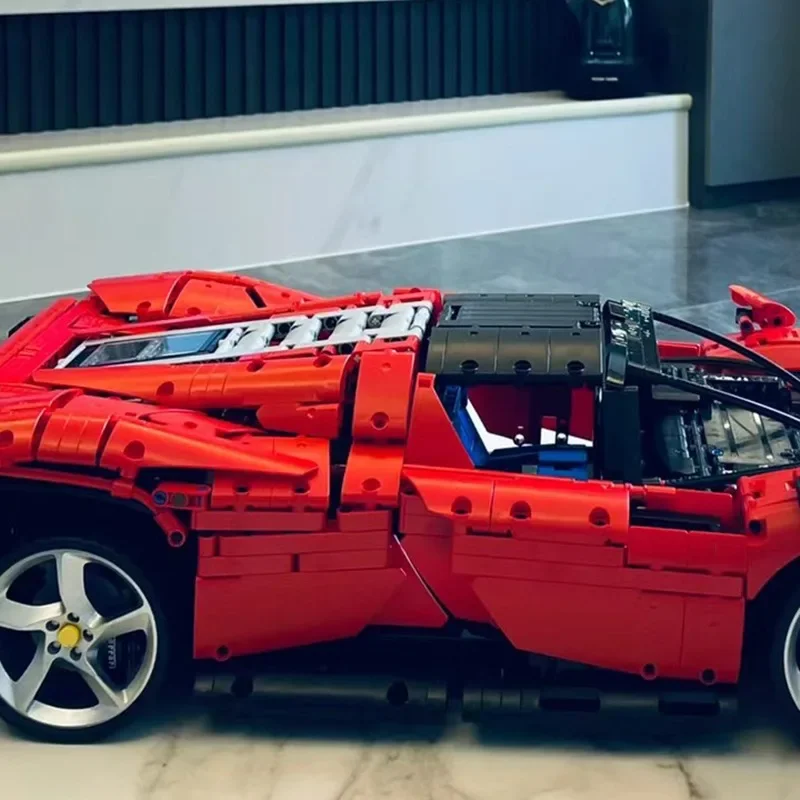 Techniczny Daytona SP3 Supercar Speed Sports Car MOC 42143 Model 3778 SZTUK Klocki Klocki Puzzle Zabawki dla dzieci Chłopcy Prezent