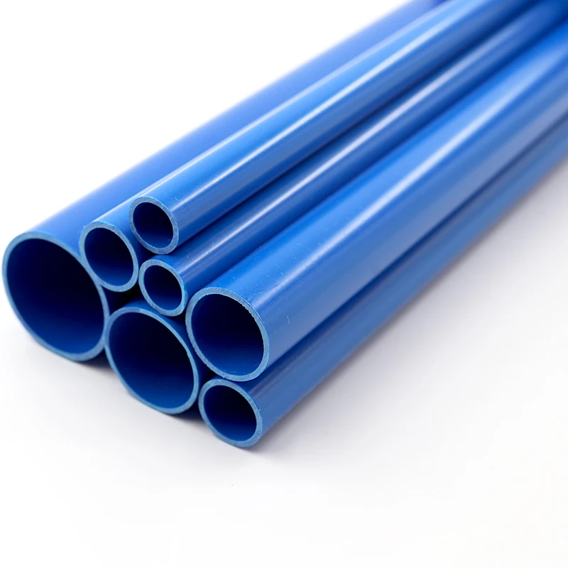 O.D 16~110mm Blue PVC Pipe 50cm length Aquarium Fish Tank Watering Supply Garden Irrigation Fittings Planting Frame Water Tube