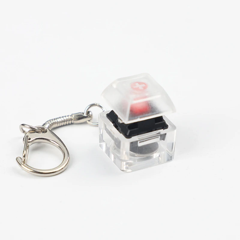 1pc Mx Mechanical Switch Keychain  Tester Translucent Key Switch Tester Keychain Mechanical Keyboards Switch Tester