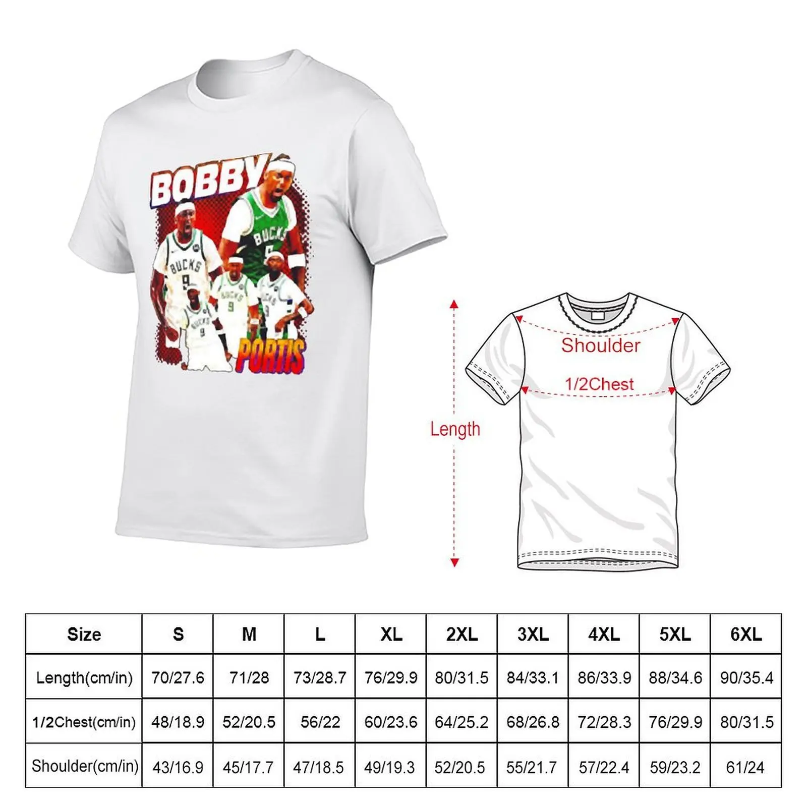 Portis Jr Crazy Eyes T-Shirt cotton t shirts man 100% t shirt man designer T-Shirt
