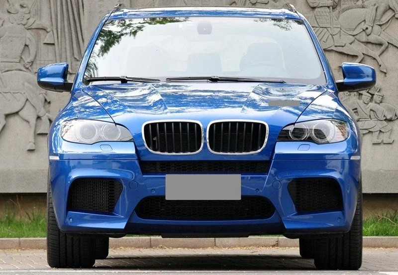 

Applicable To 08-12 BMW X5E70 Modified X5M Large Surround Front Bar Rear Bar Fender Middle Net Upgrade Old and New