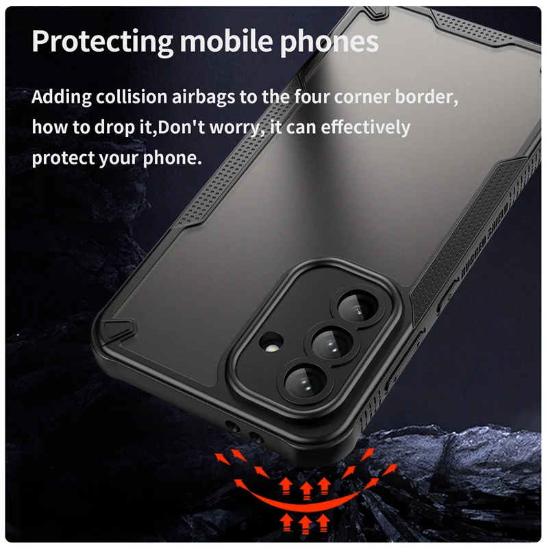 Hybrid Rugged Protective Cover For Samsung Galaxy A16 5G A06 A36 Case Shockproof Coque Fundas Capa